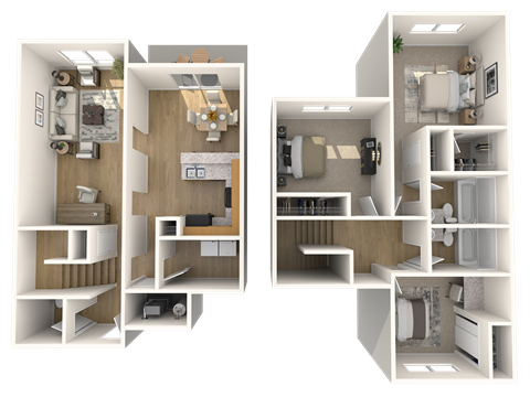 McKinney Deluxe Floor Plan at Villages at Morgan Metro, Maryland